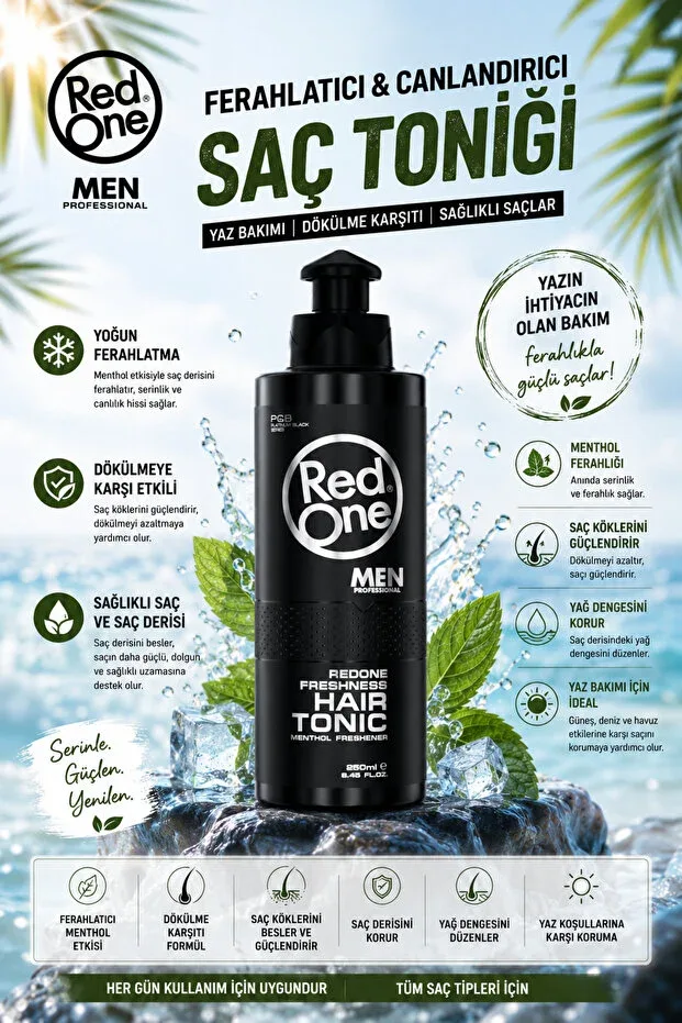 Red One Saç Toniği 250 ml Ferahlatıcı Bakım