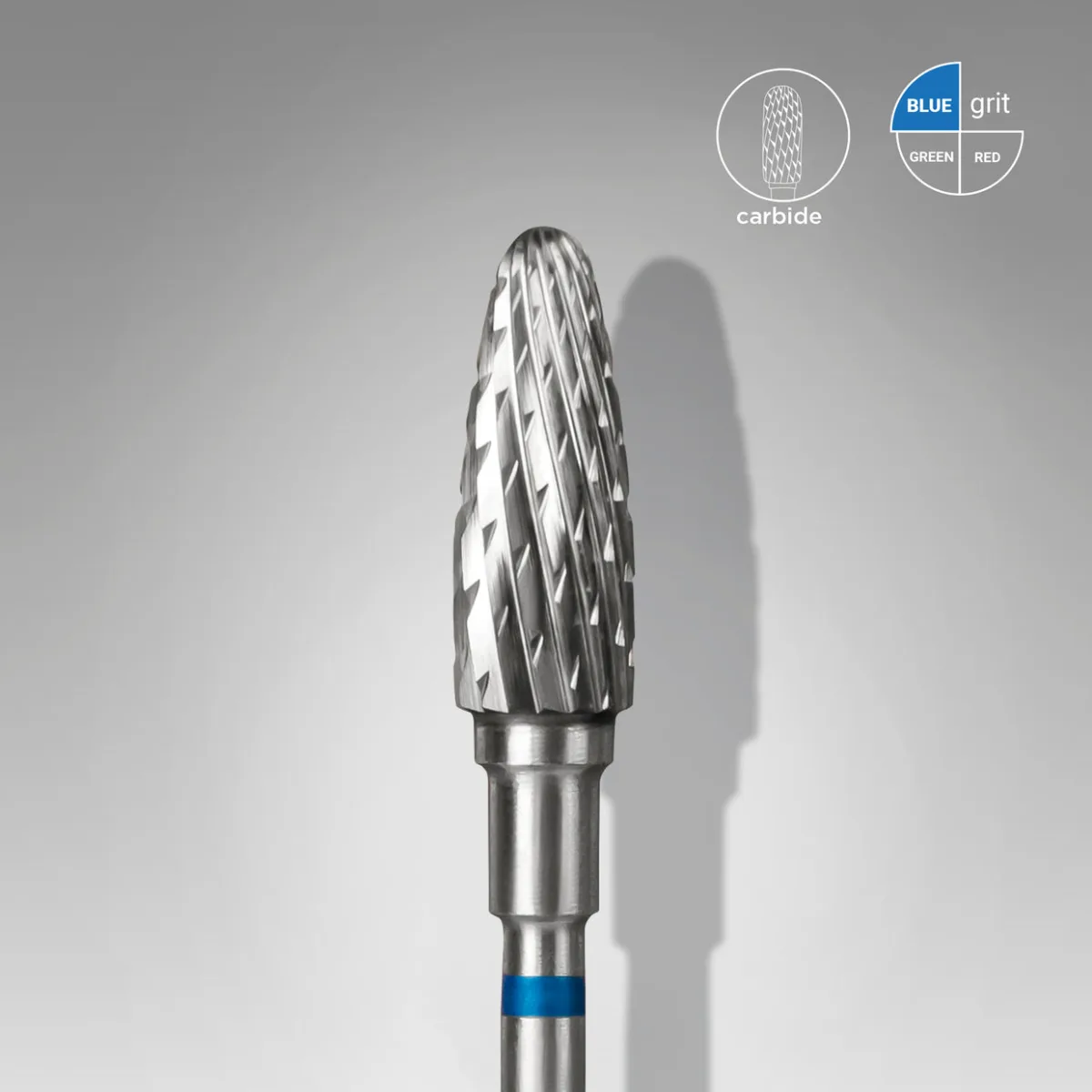 Staleks Pro Expert Sert Alaşım Mısır Freze - Mavi, Çap 5mm, Çalışma Kısmı 13mm