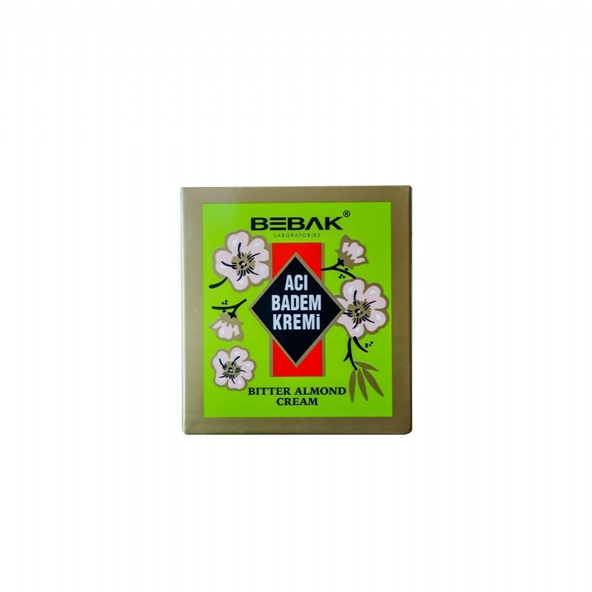 Bebak Acı Badem Kremi 70 ml Kavanoz kutu