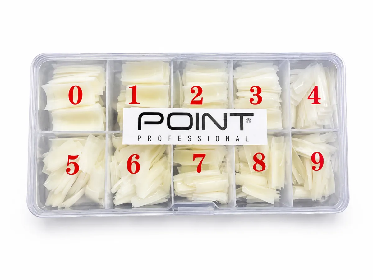 Point Takma Tırnak 500'lü Krem Nail Art Seti
