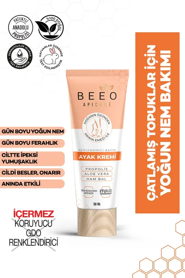 Bee'o Ballı Ayak Bakım Kremi 50ml