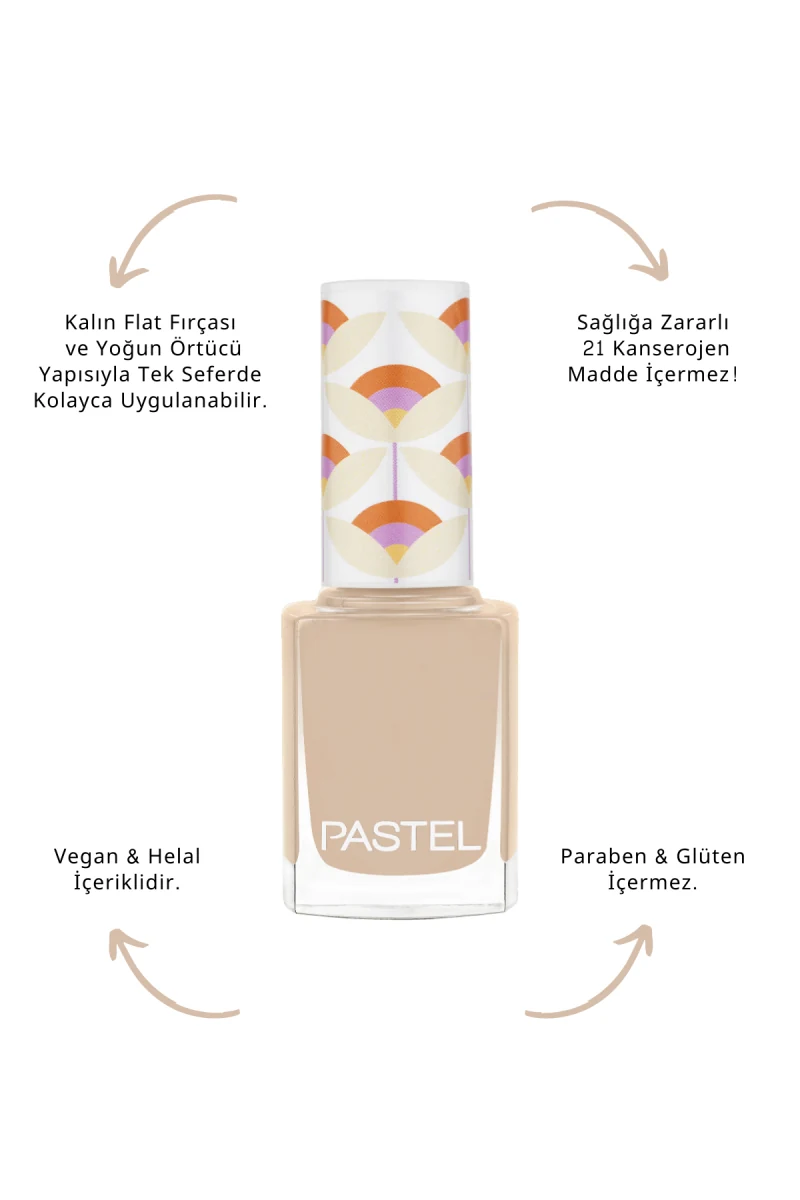 Pastel Nail Polish Parlak Renkli Oje - No: 380 ürün görseli