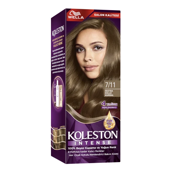 WELLA KOLESTON İNTENSE SAÇ BOYASI - 7/11 7/11 EKSTRA KÜLLÜ KUMRAL resmî ürün görseli