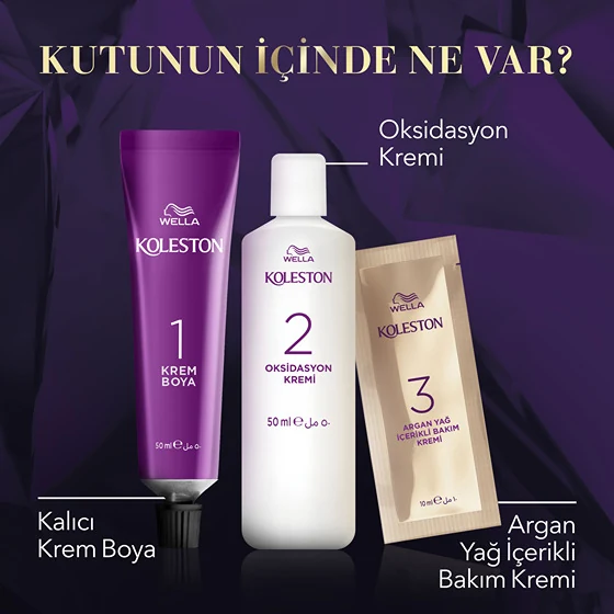 WELLA KOLESTON İNTENSE SAÇ BOYASI - 7/11 7/11 EKSTRA KÜLLÜ KUMRAL kutu