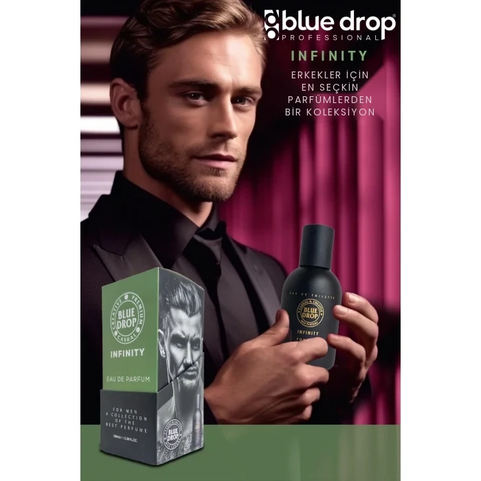 Blue Drop Erkek Parfüm 100 ml - Infinity kutu