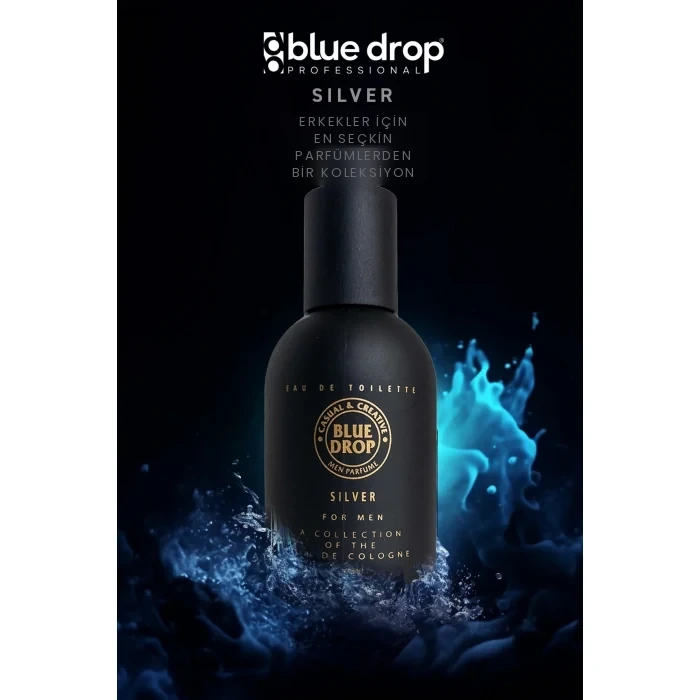 Blue Drop Erkek Parfüm 100 ml - Silver ürün görseli
