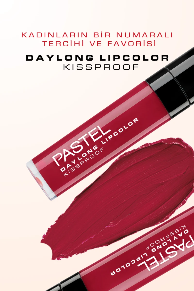 Pastel Daylong Kissproof Likit Ruj - No: 48 ton örneği