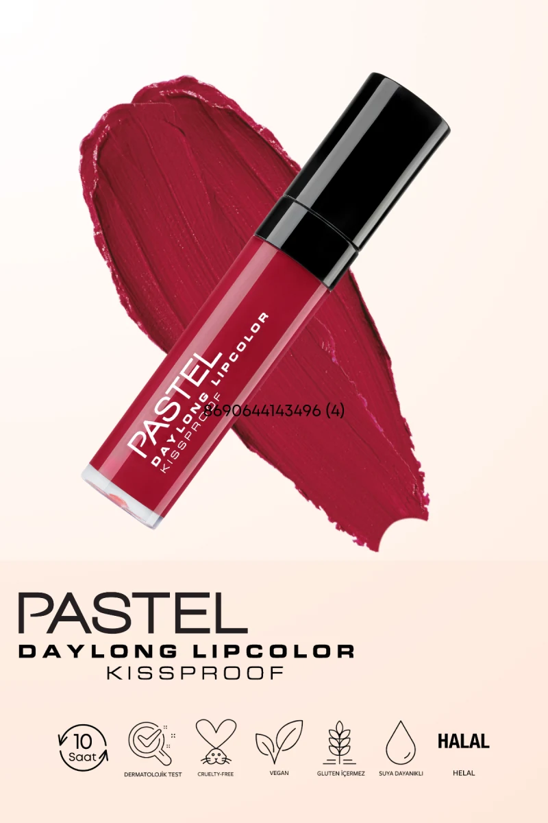 Pastel Daylong Kissproof Likit Ruj - No: 48 ton örneği