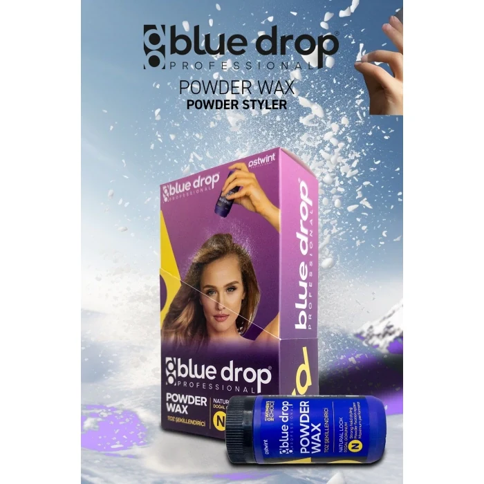 Blue Drop Toz Şekillendirici Wax 15 ml - Naturel Look kutu