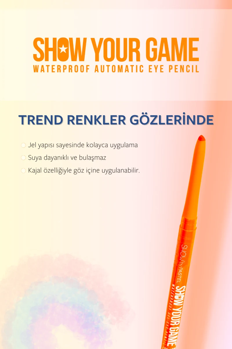 Pastel Show Your Game Göz Kalemi Turuncu 407 ürün görseli