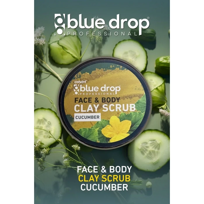 Blue Drop Yüz ve Vücut Peeling Killi 480 ml - Salatalık Özlü ürün görseli