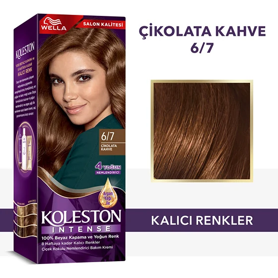 WELLA KOLESTON İNTENSE SAÇ BOYASI - 6/7 ÇİKOLATA KAHVE kutu