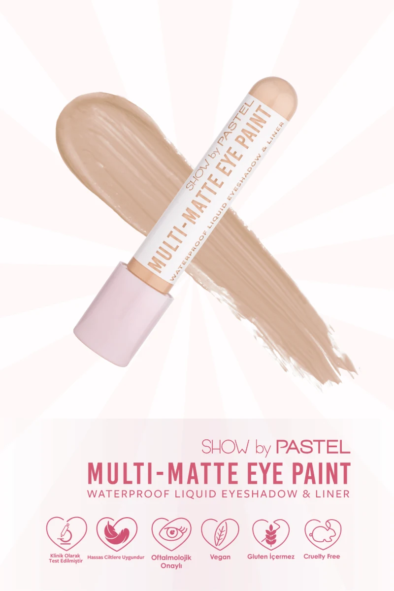 Show by Pastel Multi Matte Waterproof Eyeliner - No : 81 ton örneği