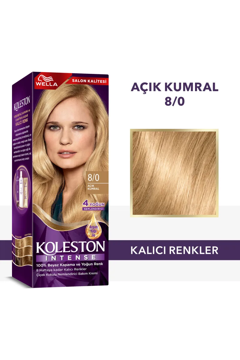 WELLA KOLESTON İNTENSE SAÇ BOYASI - 8/0 AÇIK KUMRAL