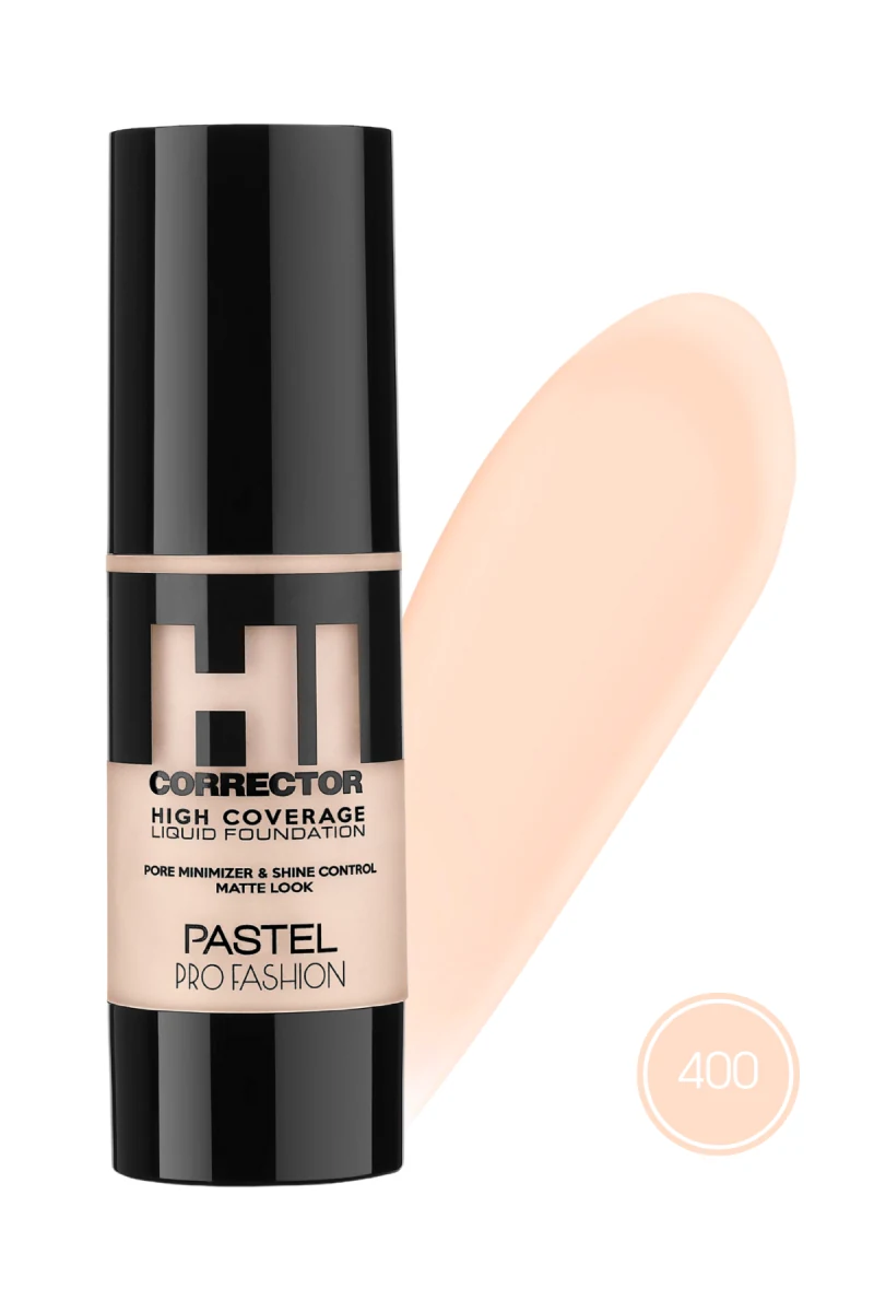 Pastel High Coverage Liquid Foundation - No: 400 resmî ürün görseli