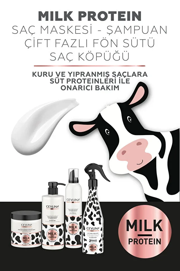 Ceylinn Milk Protein Çift Fazlı Fön Sütü 400 ml
