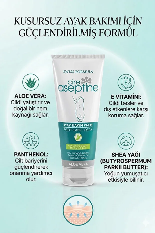 Cire Aseptine Ayak Bakım Kremi 75 ml