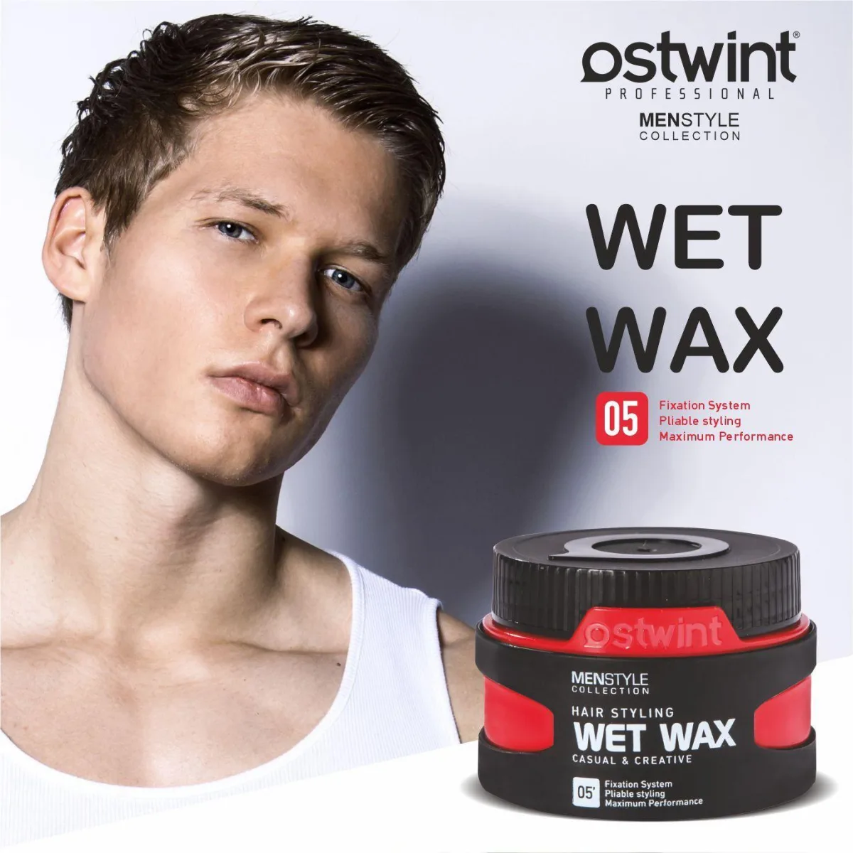 Ostwint Saç Şekillendirici Wet Wax 150 ml - No: 5