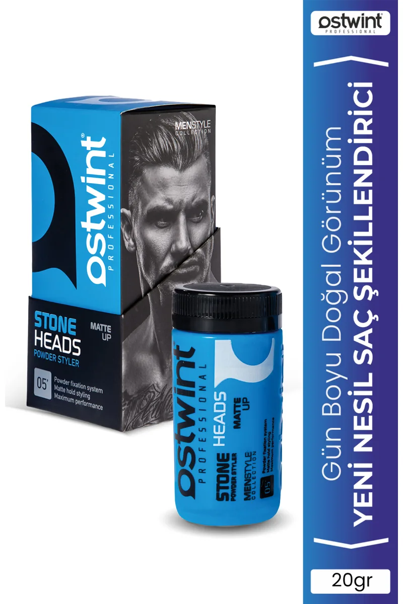 Ostwint Toz Wax Erkek Mavi 20 Gr Mat Hacim