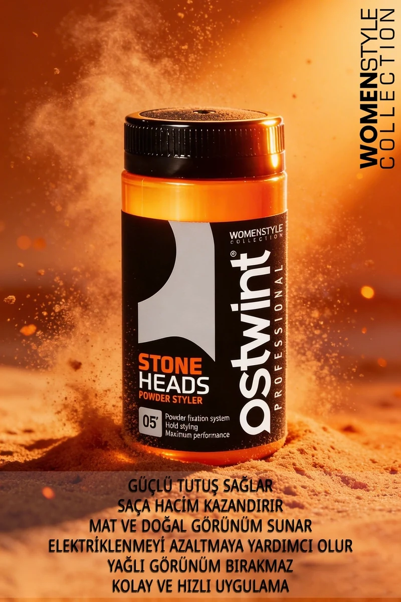 Ostwint Toz Wax Bayan Turuncu 20 Gr Mat Hacim ürün görseli