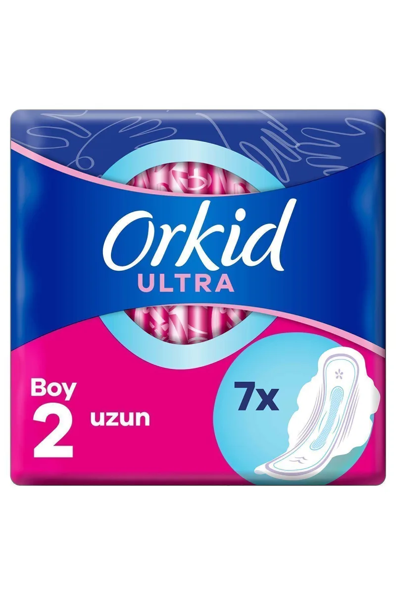 Orkid Hijyenik Ped Ultra Extra Uzun Ped 7'li