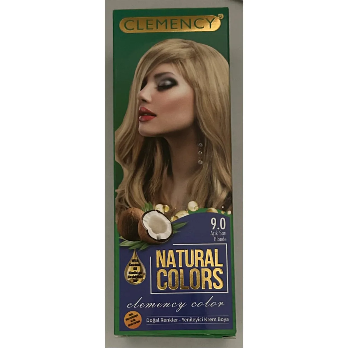 Clemency Natural Colours Saç Boyası Seti - 9.0 Açık Sarı
