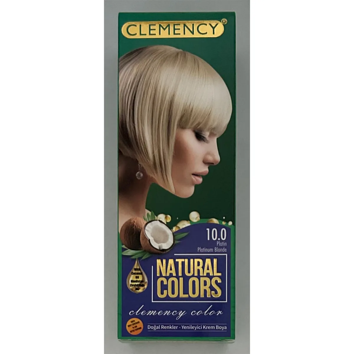 Clemency Natural Colours Saç Boyası Seti - 10.0 Platin