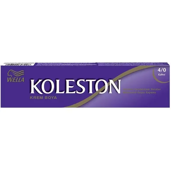 WELLA KOLESTON SİNGLE SAÇ BOYASI - 4.0 Orta Kahve