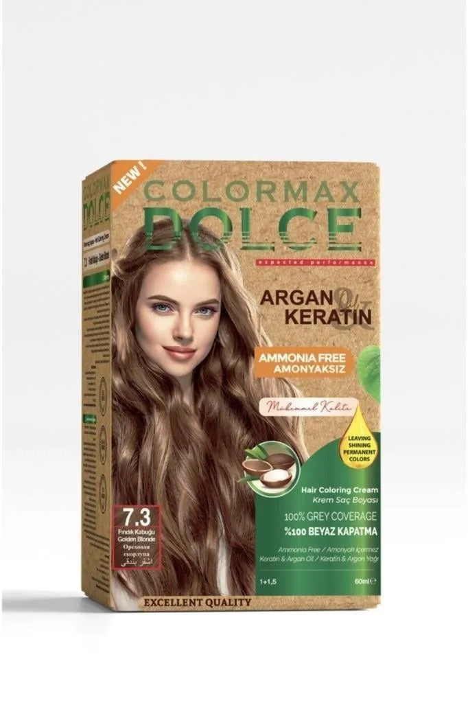 Colormax Dolce Amonyaksız, Doğal Set Boya - 7.3 Fındık Kabuğu
