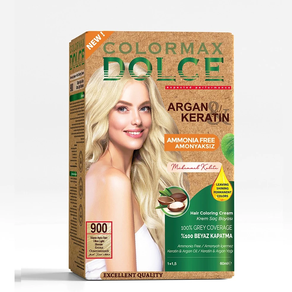 Colormax Dolce Amonyaksız, Doğal Set Boya - 900 Süper Açıcı Sarı resmî ürün görseli
