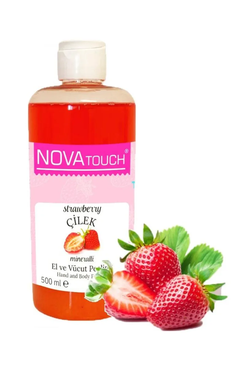 Nova Touch Keratin Tuz Peelingi 500 Ml - Çilek