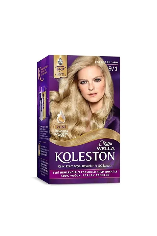 Wella Koleston Kit Saç Boyası - 9/1 Özel Açık Kül Sarisi