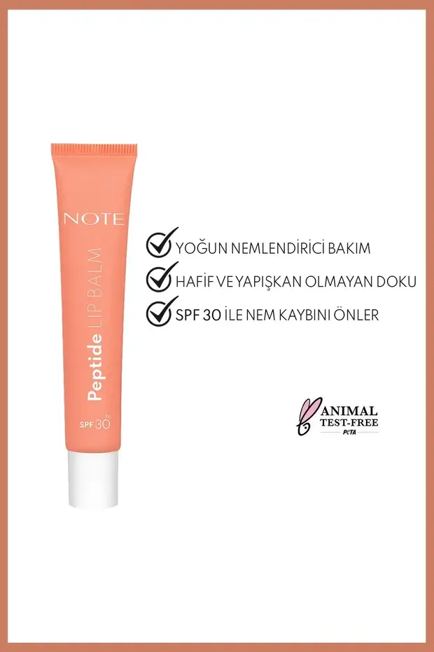 Note Peptide Lip Balm SPF 30 Dudak Balmı - 02 Fun Day - Turuncu
