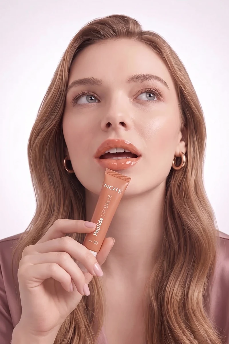 Note Peptide Lip Balm SPF 30 Dudak Balmı - 01 Salted Caramel ton örneği