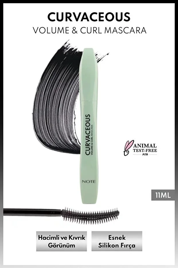 Note Curvaceous Hacim Veren Siyah Maskara
