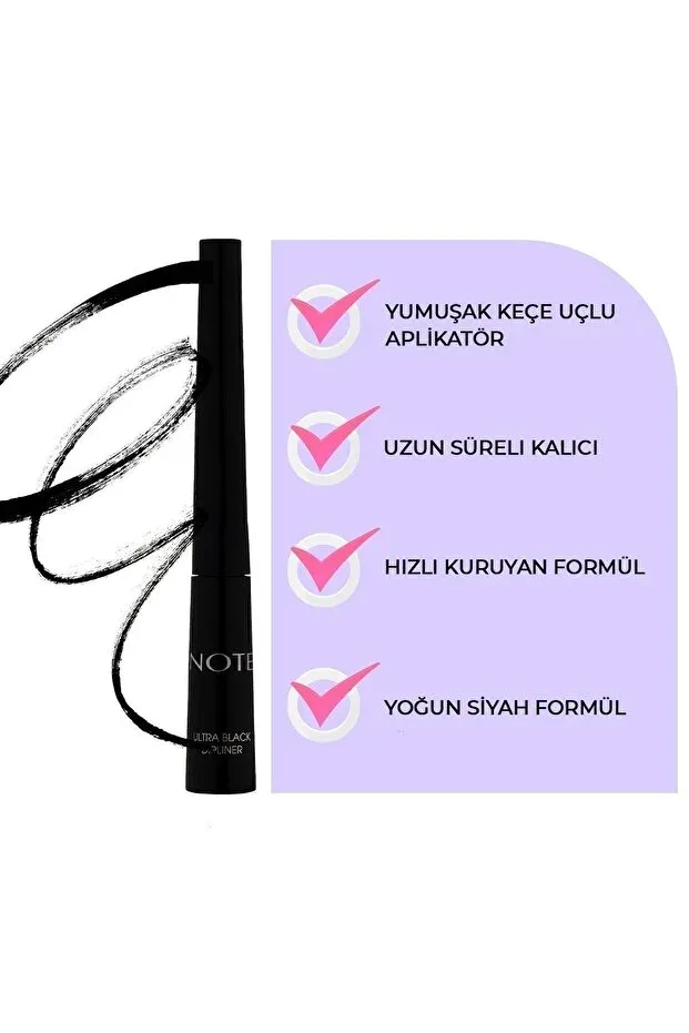Note Dipliner Ultra Black Likit Eyeliner