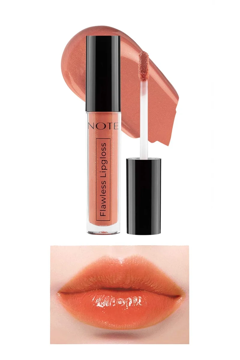 Note Flawless Lipgloss Dudak Parlatıcısı - 05 Sweet And Sour - Turuncu ton örneği