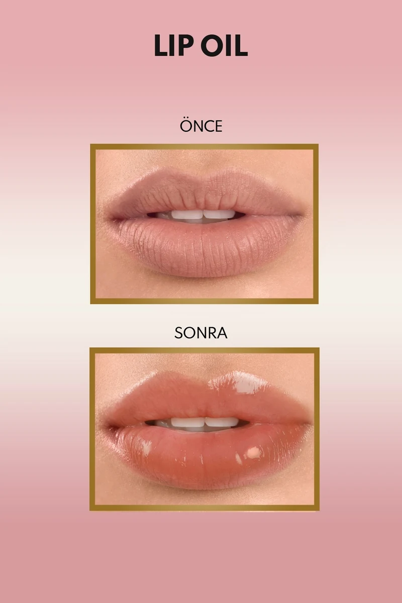 Note Lip Oil Dudak Parlatıcısı - 50 Creamy Caramel - Kahverengi ton örneği