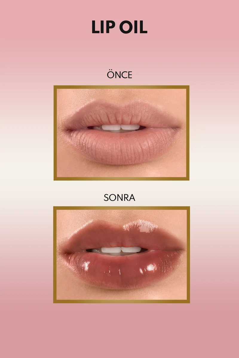 Note Lip Oil Dudak Parlatıcısı - 60 Mocha Kiss - Kahverengi ton örneği