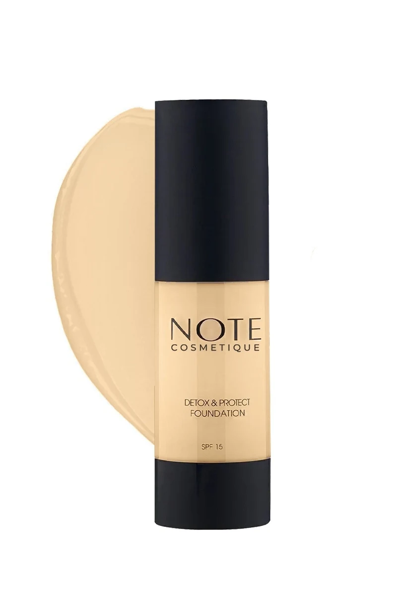 Note Detox Protect Canlandırıcı Fondöten - 01 Beige resmî ürün görseli
