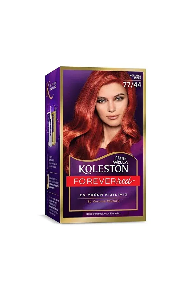 Wella Koleston Kit Saç Boyası - 77/44 Kor Ateşi Kizili