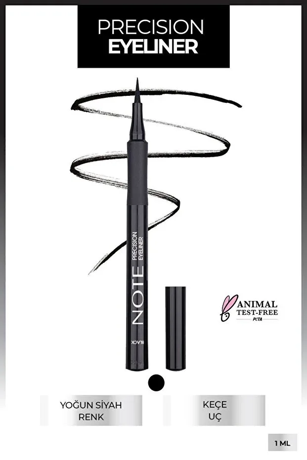 Note Precision Eyeliner Black