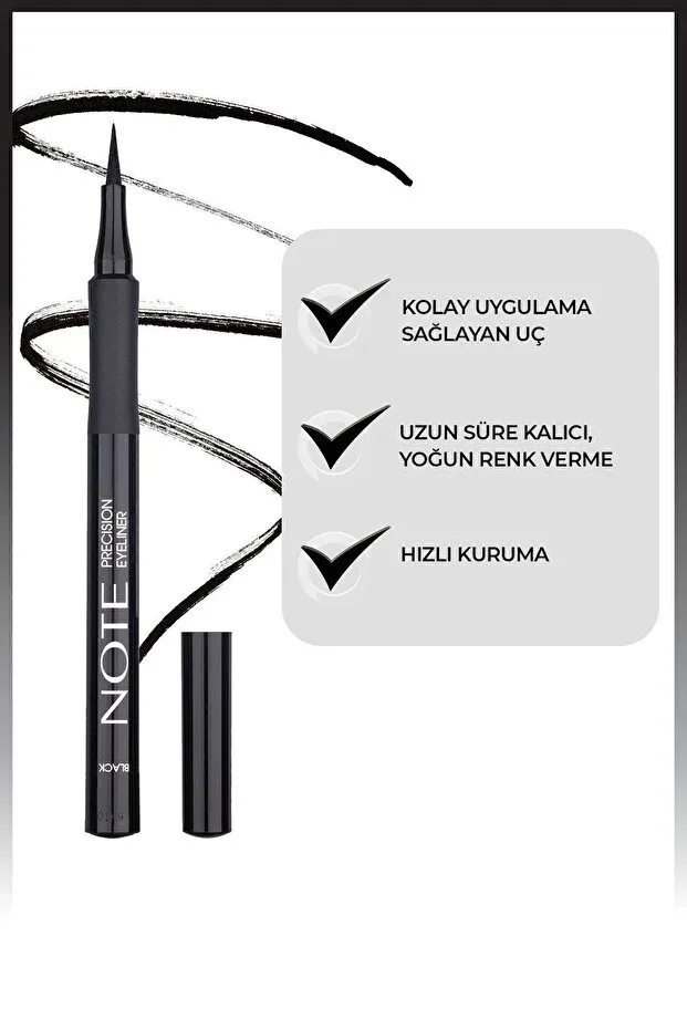 Note Precision Eyeliner Black