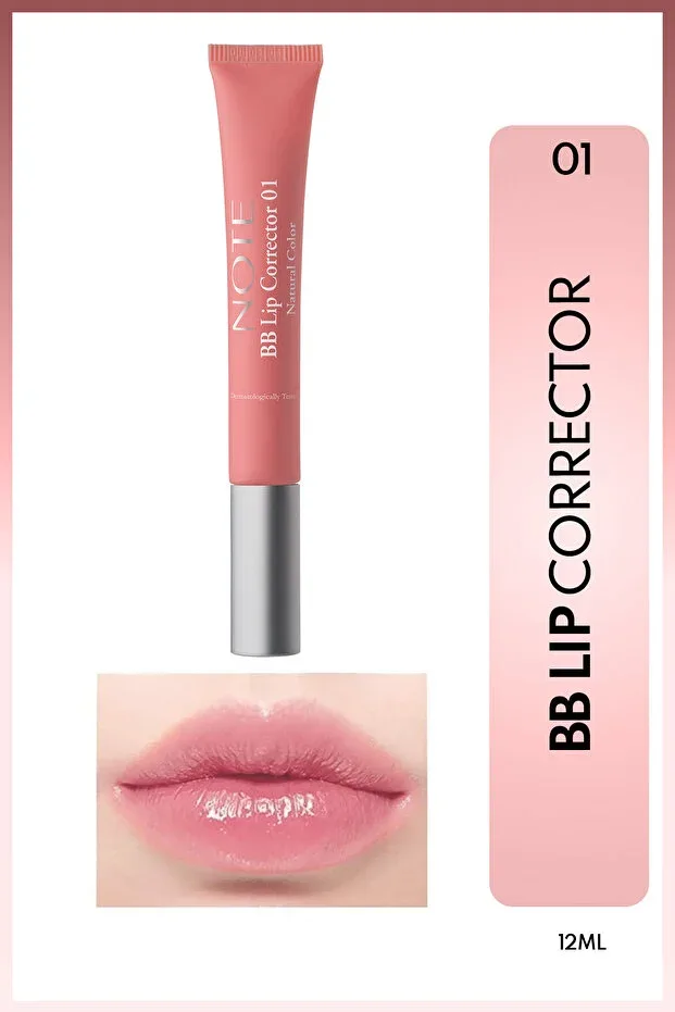 Note BB Lip Corrector Dudak Parlatıcısı - 01 - Pembe