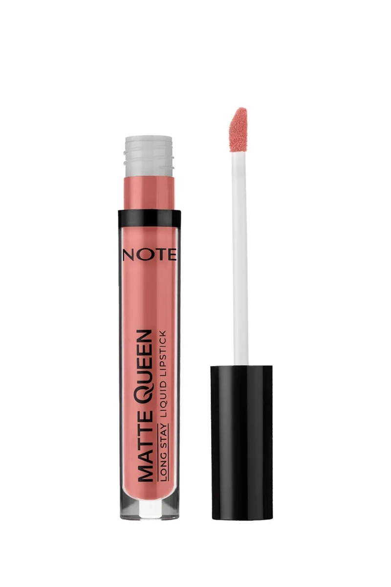 Note Matte Queen Mat Ruj Yoğun Renkli Lipstick - 04 French Kiss - Nude resmî ürün görseli