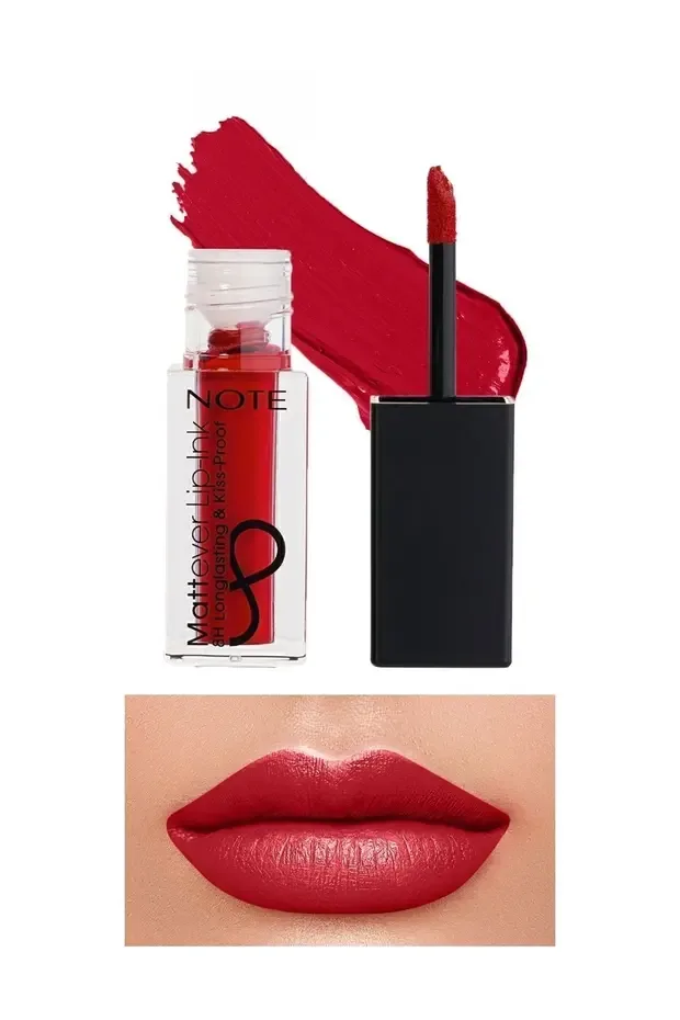 NOTE LipInk Mattever Mat ve Kalıcı Likit Ruj - 14 Unpredictable Red - Kırmızı