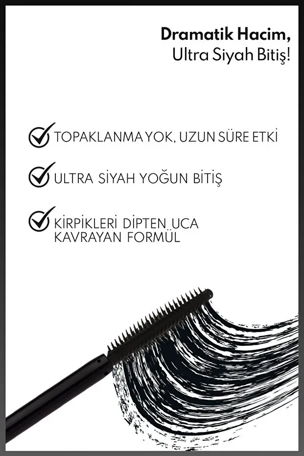 Note Signature Ultra Siyah Hacim Veren Maskara