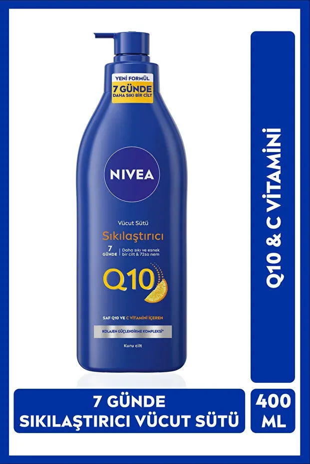 NIVEA Q10 Sıkılaştırıcı Vücut Sütü 400 ml - Kuru Cilt Tipleri