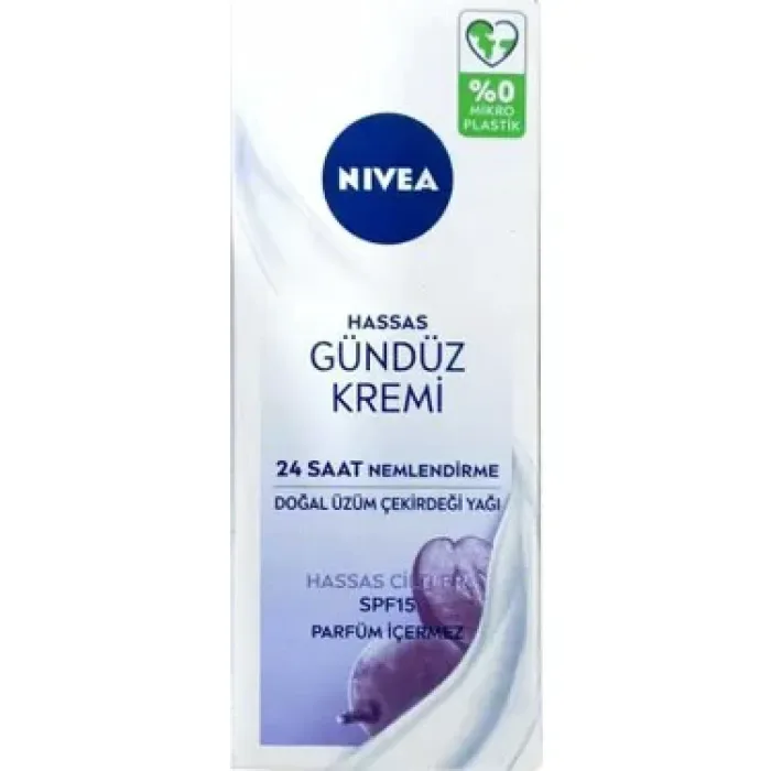 NIVEA Hassas Ciltler İçin 24 Saat Nemlendirici - Gündüz Kremi