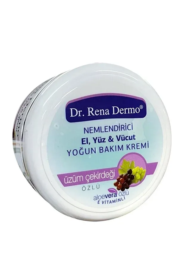 Dr. Rena Dermo Nemlendirici El ve Yüz Kremi - Üzüm Çekirdeği Özlü